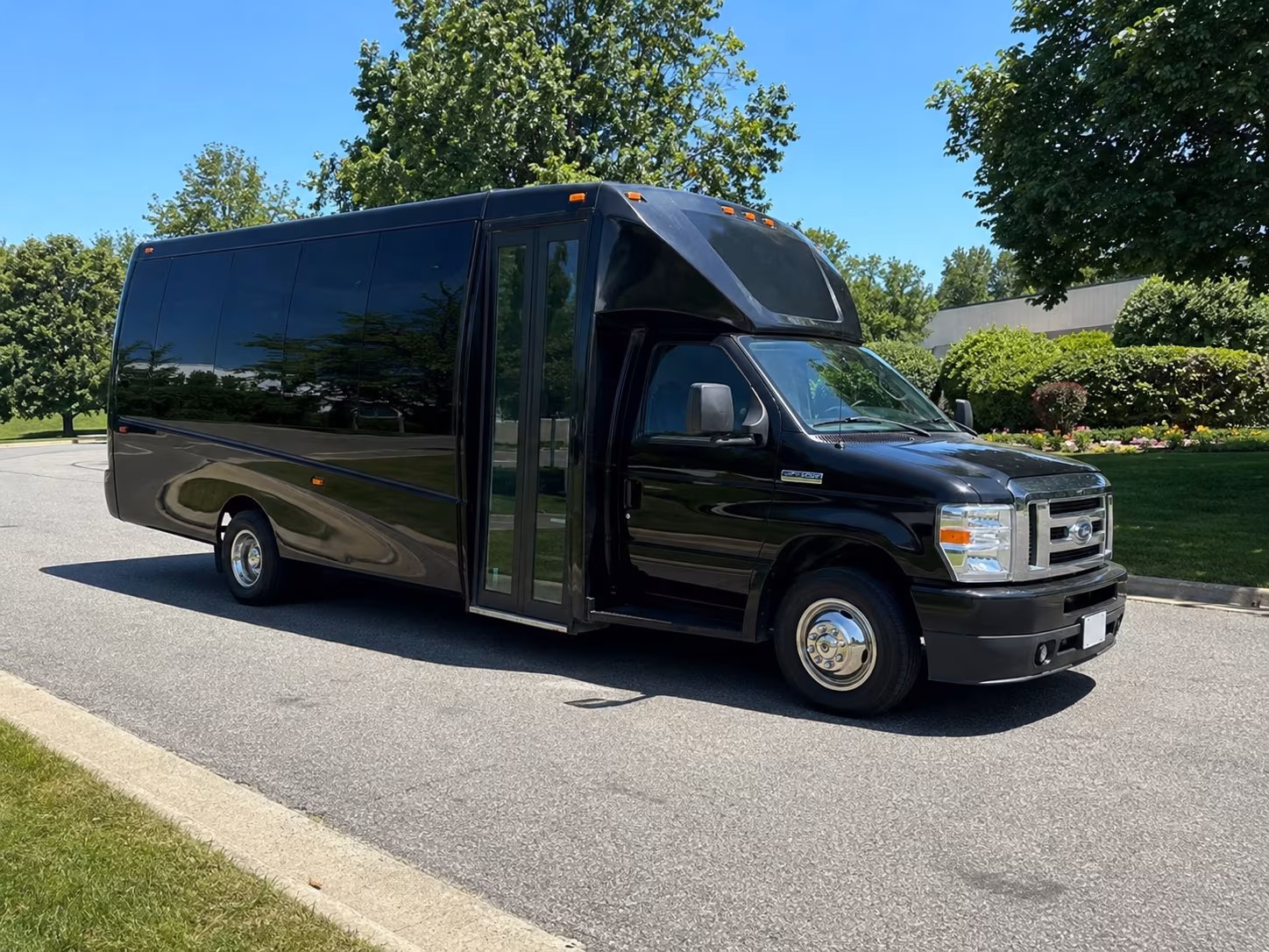 Fayetteville Bachelor & Bachelorette Transportation party bus exterior