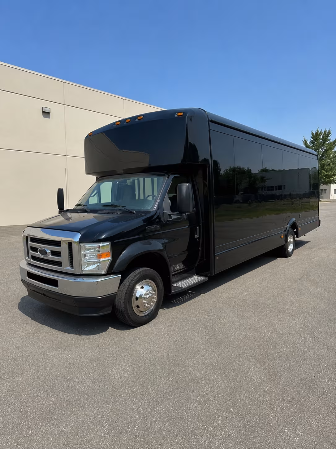 Fayetteville Bachelor & Bachelorette Transportation party bus exterior