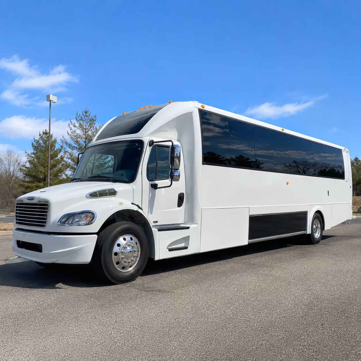 Fayetteville Concert & Music Festival Transportation party bus exterior