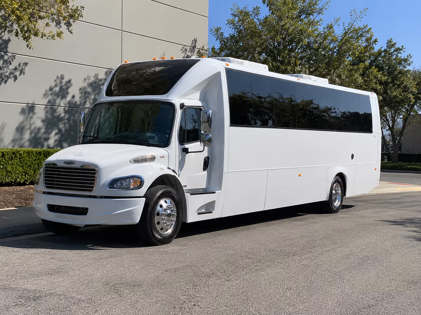 Fayetteville Prom & Homecoming Transportation party bus exterior