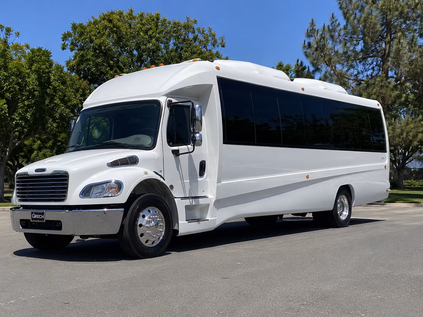 Fayetteville Prom & Homecoming Transportation party bus exterior