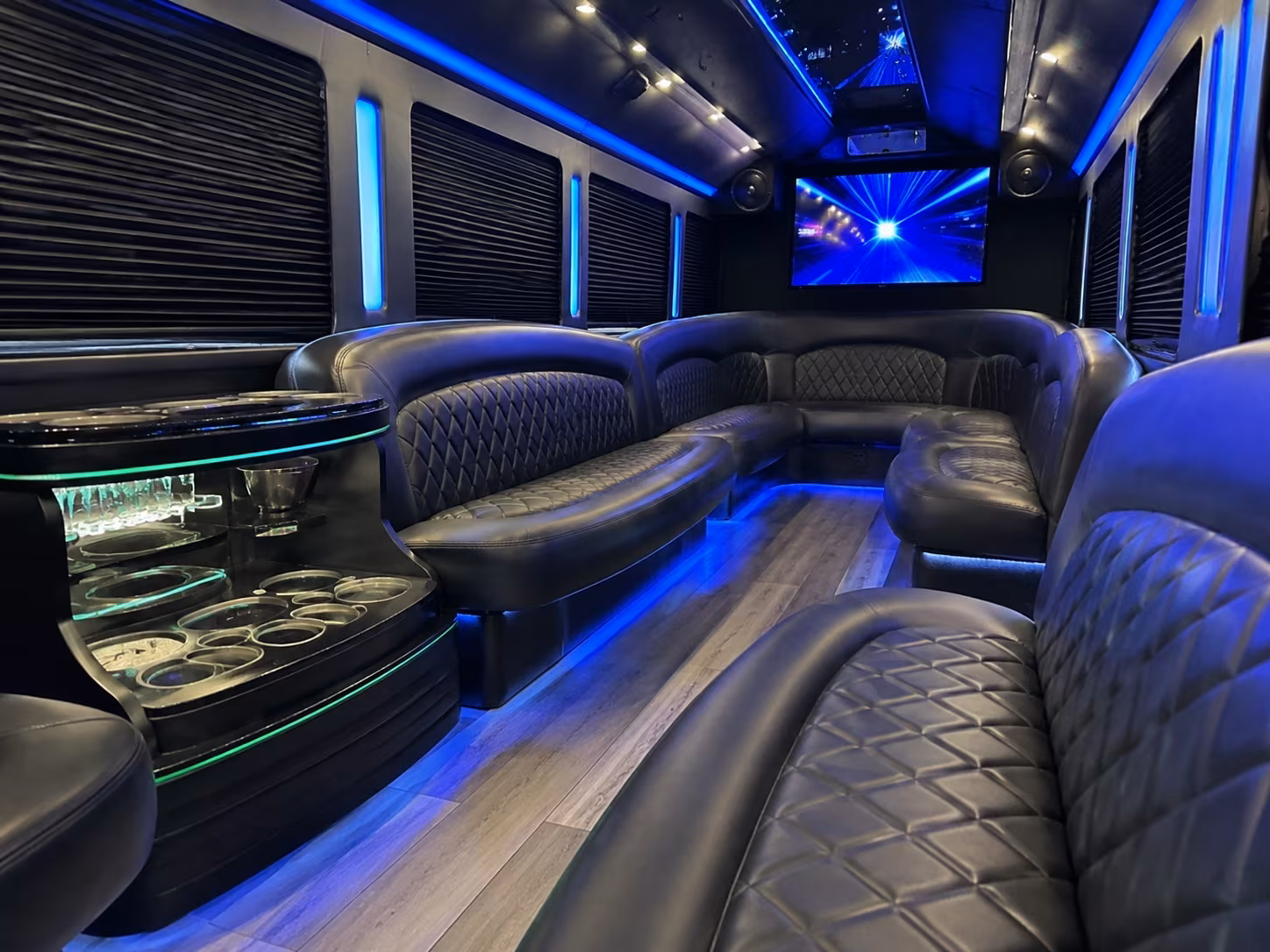 Fayetteville Prom & Homecoming Transportation onboard seating