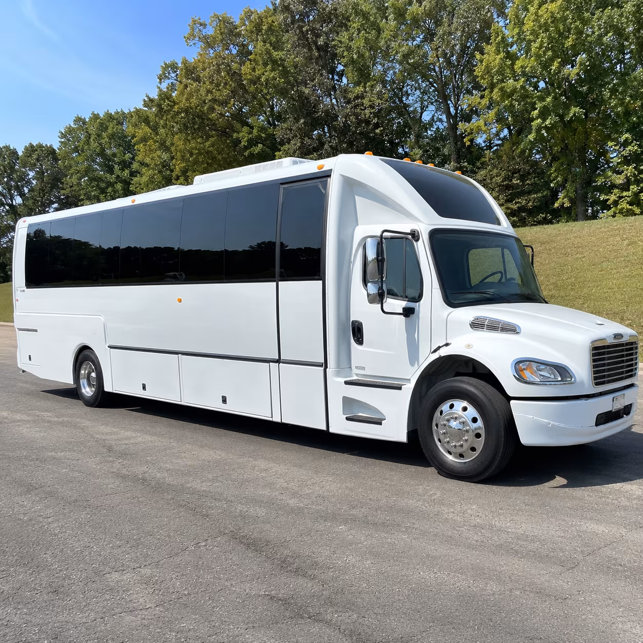 Fayetteville Prom & Homecoming Transportation party bus exterior