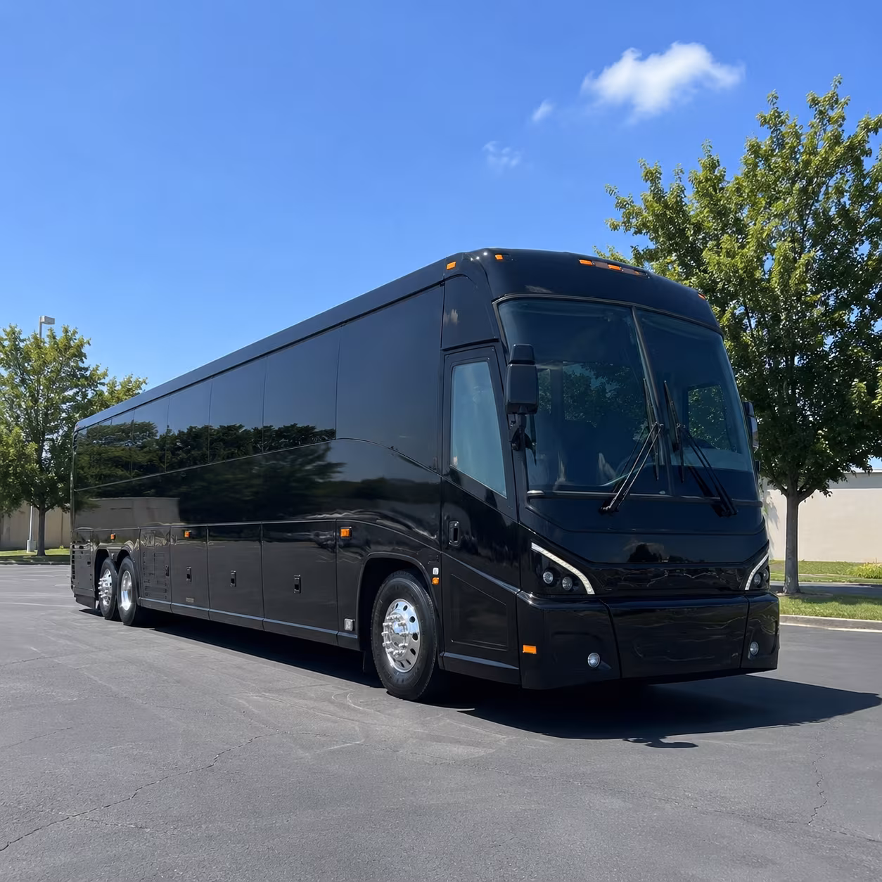 Fayetteville School Event Transportation party bus interior